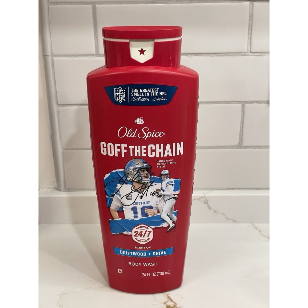 Old Spice Goff the Chain Body Wash Limited Edition NFL Detroit Lions 24 fl oz